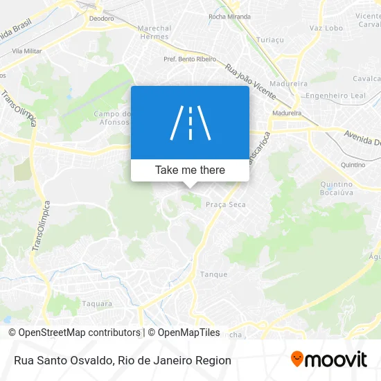 Rua Santo Osvaldo map