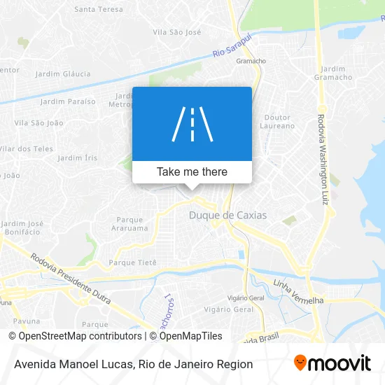 Avenida Manoel Lucas map