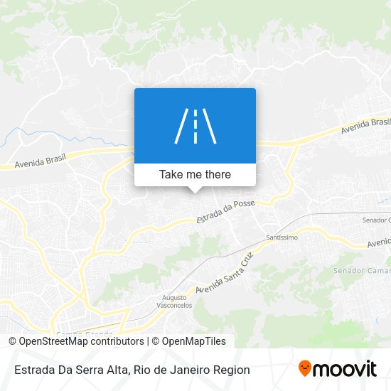 Estrada Da Serra Alta map