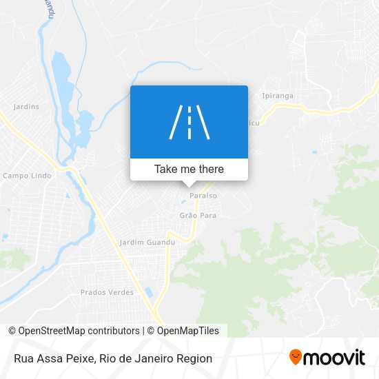 Rua Assa Peixe map