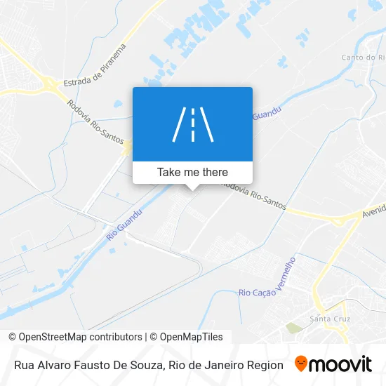 Rua Alvaro Fausto De Souza map