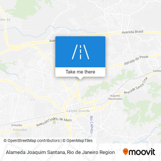 Mapa Alameda Joaquim Santana