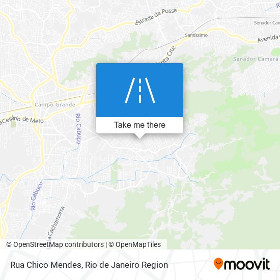 Mapa Rua Chico Mendes