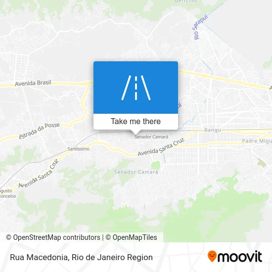 Rua Macedonia map