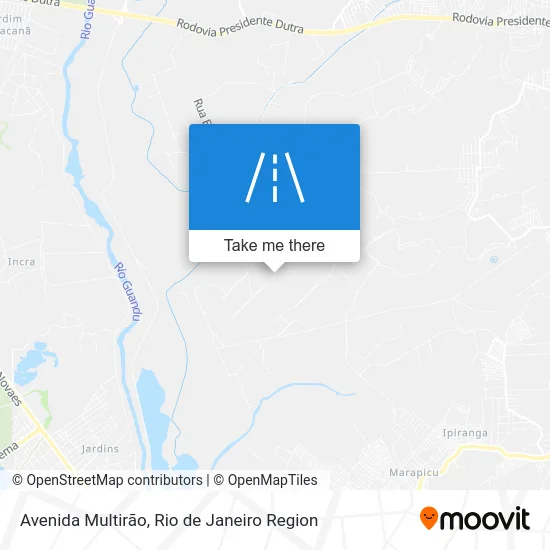 Avenida Multirão map