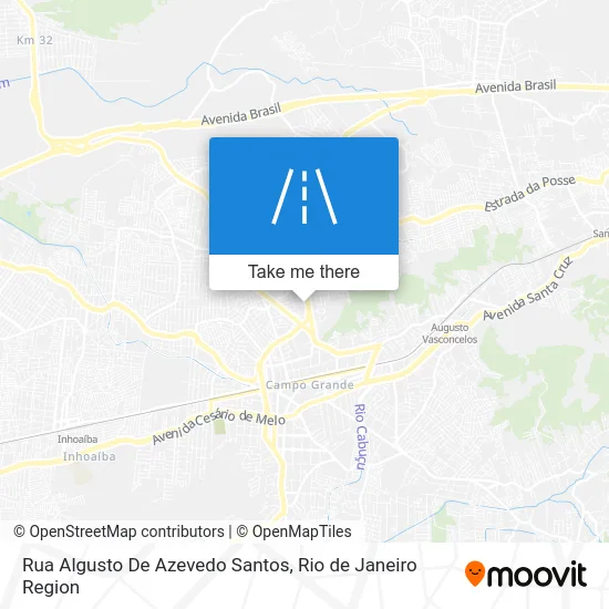 Rua Algusto De Azevedo Santos map