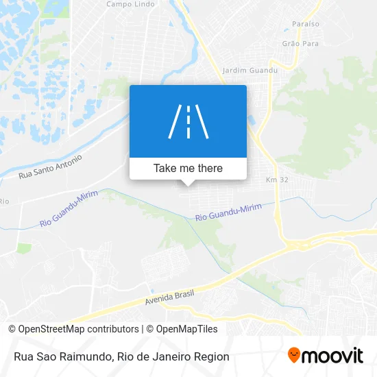 Rua Sao Raimundo map