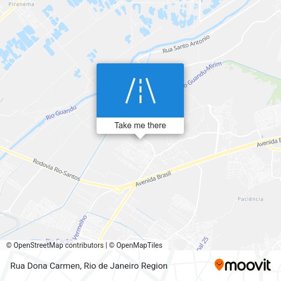Rua Dona Carmen map