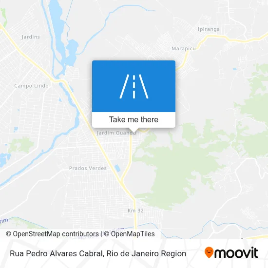 Rua Pedro Alvares Cabral map