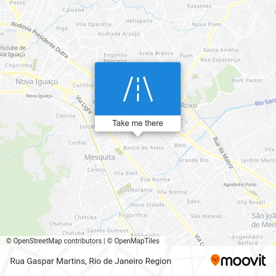 Rua Gaspar Martins map