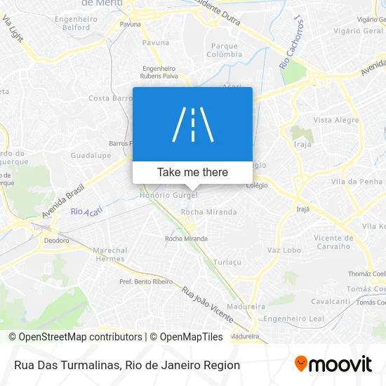 Rua Das Turmalinas map