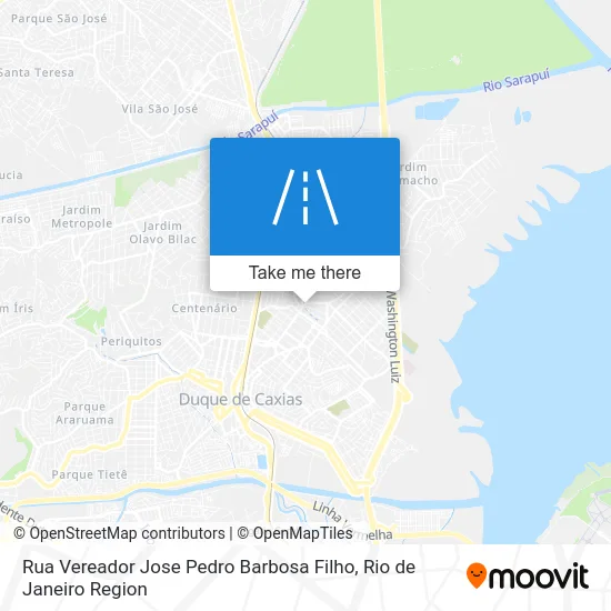 Rua Vereador Jose Pedro Barbosa Filho map