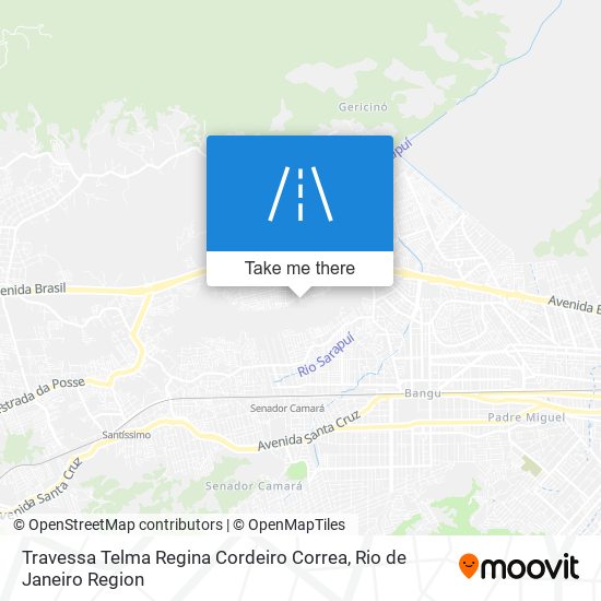 Mapa Travessa Telma Regina Cordeiro Correa