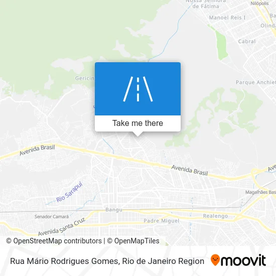 Rua Mário Rodrigues Gomes map