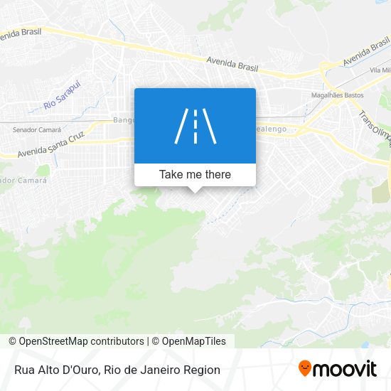 Rua Alto D'Ouro map