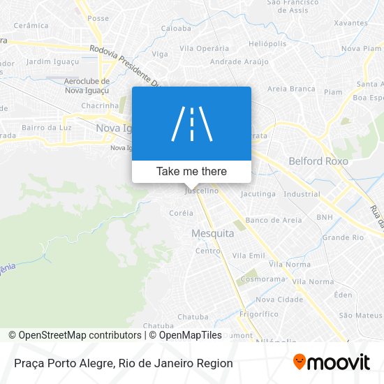 Praça Porto Alegre map