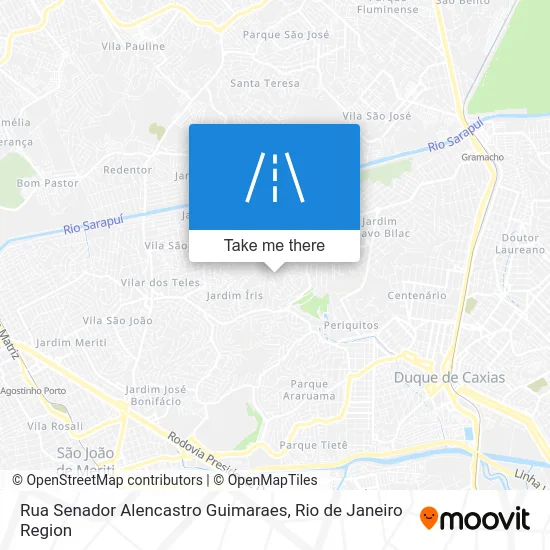 Rua Senador Alencastro Guimaraes map