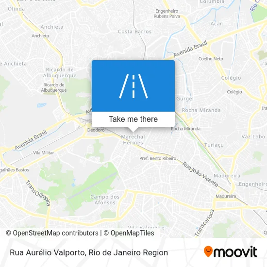 Rua Aurélio Valporto map