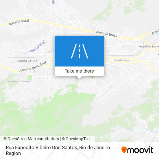 Mapa Rua Expedito Ribeiro Dos Santos