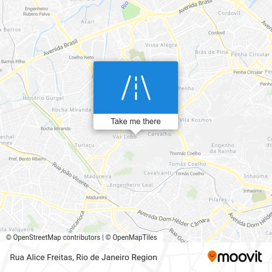 Rua Alice Freitas map