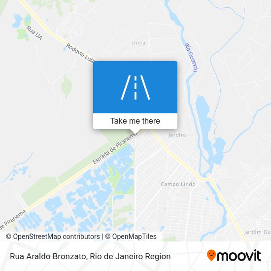 Rua Araldo Bronzato map