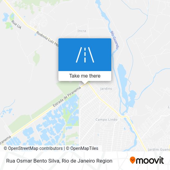Rua Osmar Bento Silva map