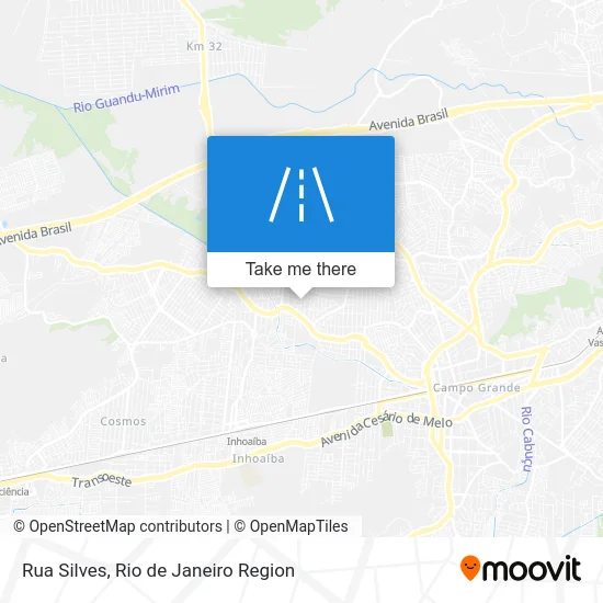 Rua Silves map