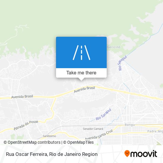 Mapa Rua Oscar Ferreira