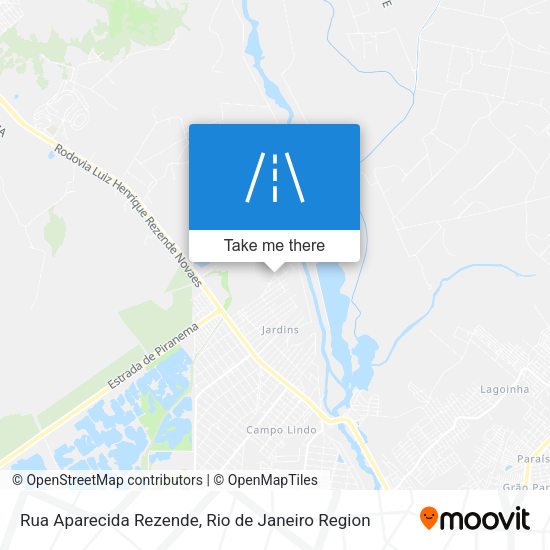Rua Aparecida Rezende map