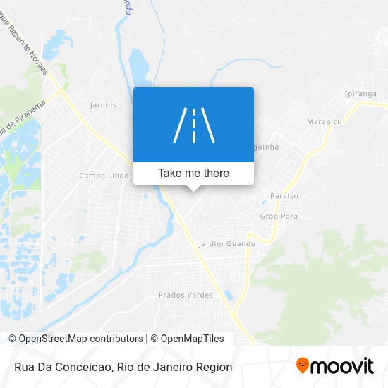 Rua Da Conceicao map
