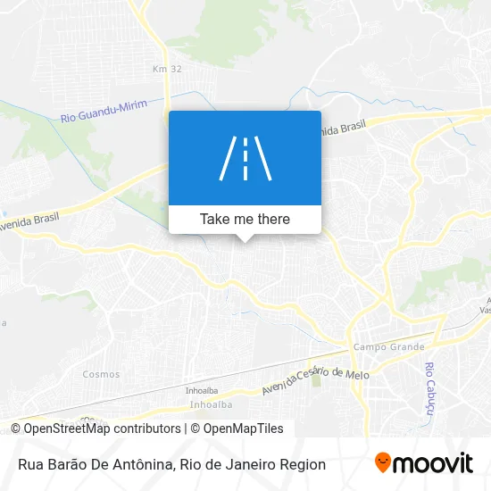 Rua Barão De Antônina map