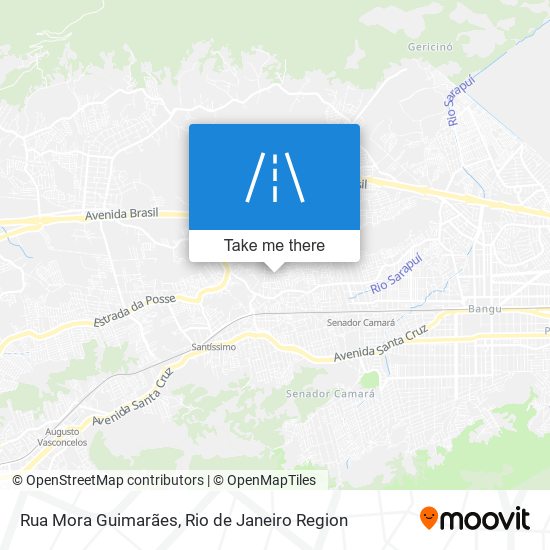 Mapa Rua Mora Guimarães