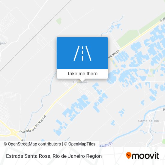 Estrada Santa Rosa map