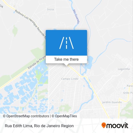 Rua Edith Lima map