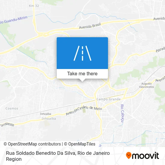 Rua Soldado Benedito Da Silva map