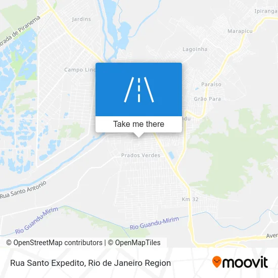 Rua Santo Expedito map