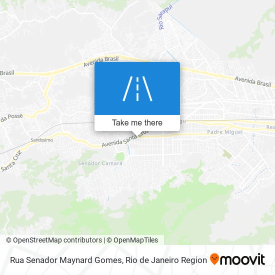 Mapa Rua Senador Maynard Gomes