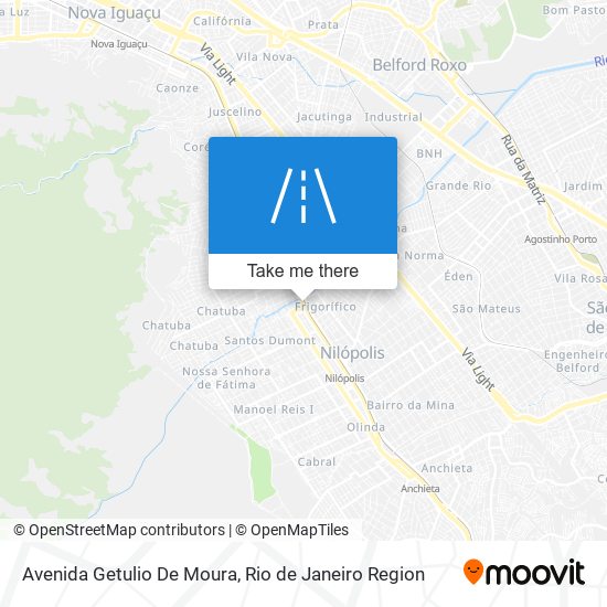 Mapa Avenida Getulio De Moura