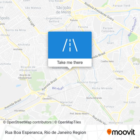 Rua Boa Esperanca map