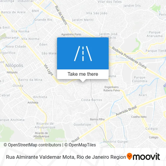 Rua Almirante Valdemar Mota map