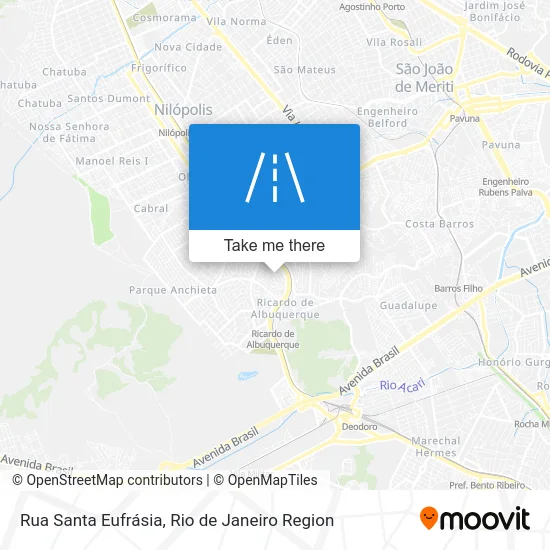 Rua Santa Eufrásia map