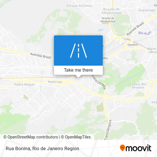 Rua Bonina map