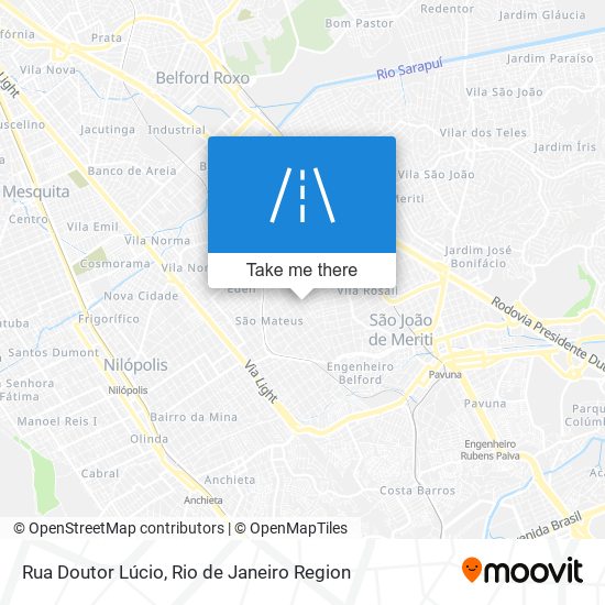 Mapa Rua Doutor Lúcio