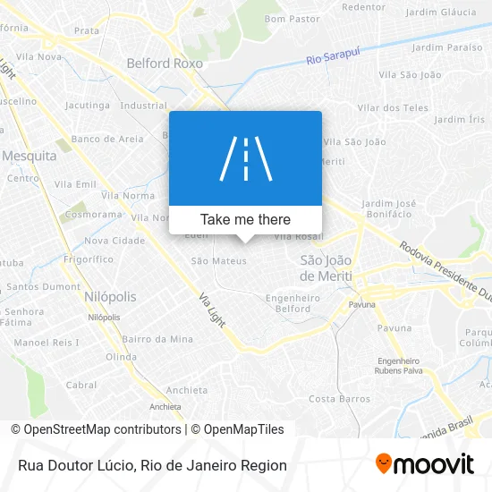 Rua Doutor Lúcio map