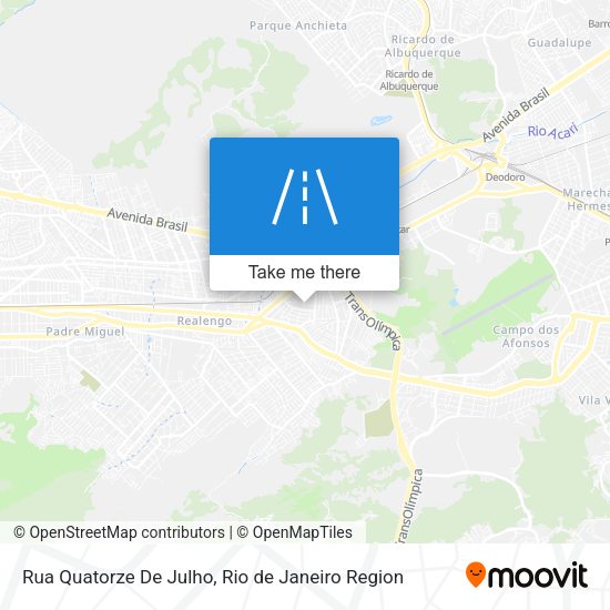 Rua Quatorze De Julho map