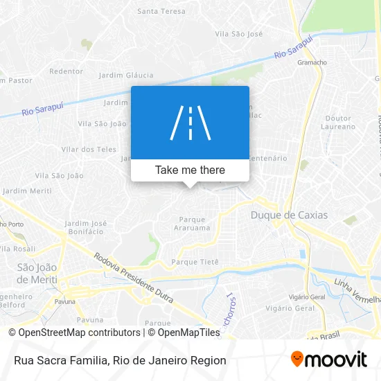 Rua Sacra Familia map