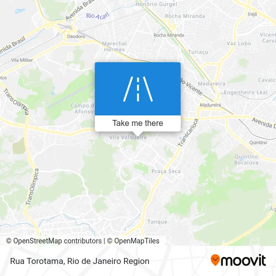Rua Torotama map