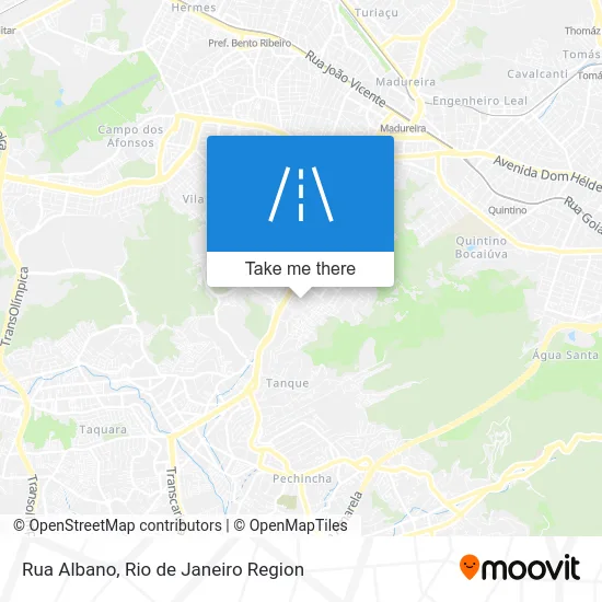Rua Albano map