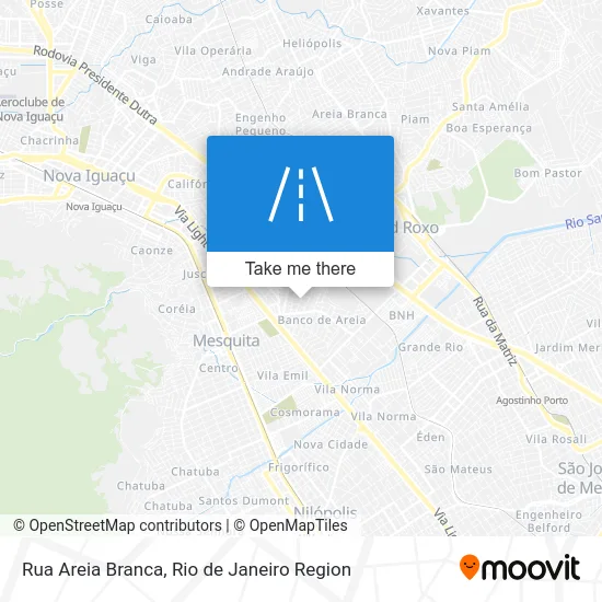 Rua Areia Branca map