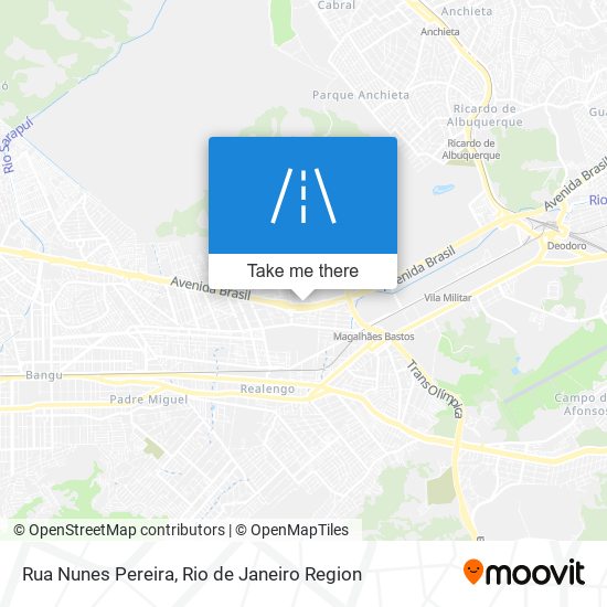 Rua Nunes Pereira map